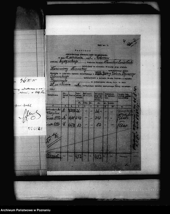 image.from.unit.number "Majętności Pyszczyn powiatu bydgoskiego wydzielenie zastrzeżonych parcel"