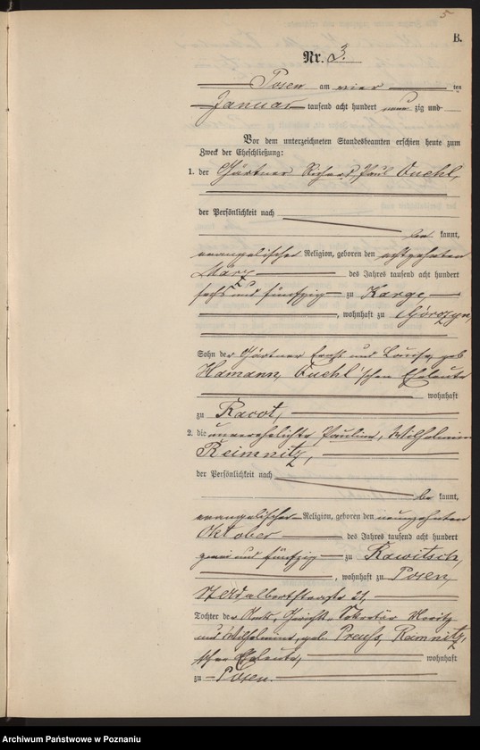 Obraz 8 z jednostki "Księga małżeństw t. I"