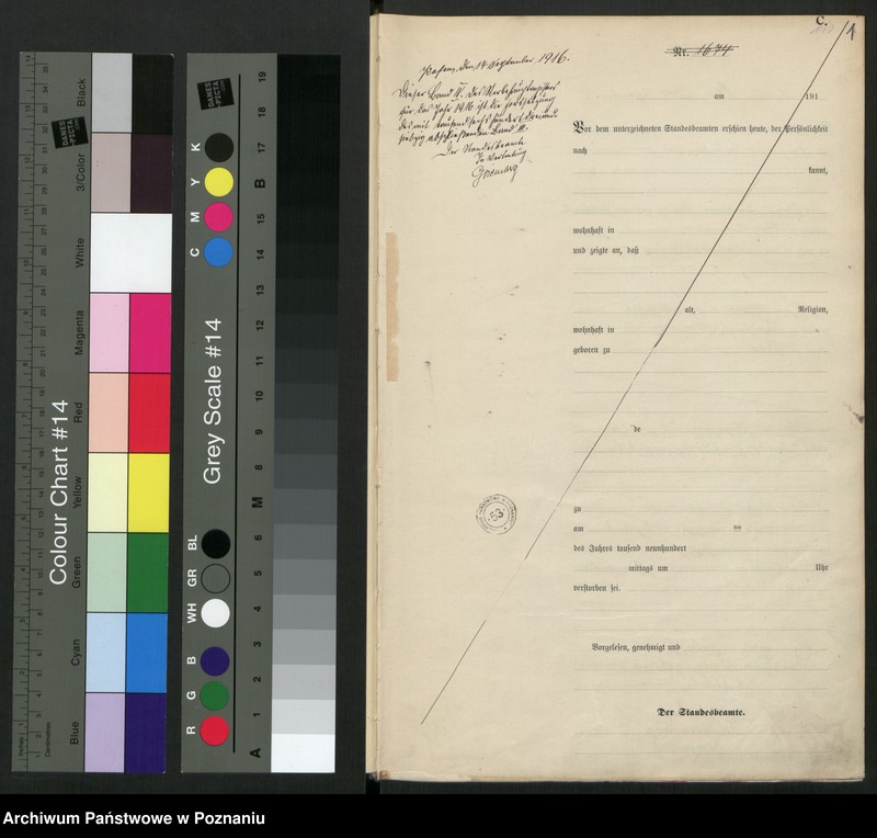 Obraz 3 z jednostki "Księga miejscowa zgonów tom IV [Rejestr główny zgonów]"