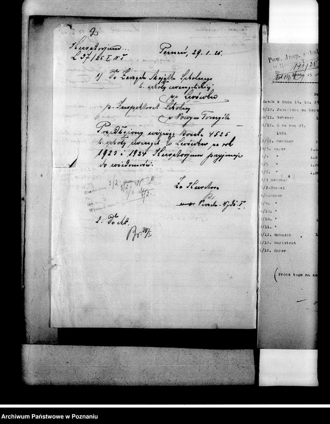 Obraz 6 z jednostki "Zarząd majątkiem szkolnym byłej szkoły ewangelickiej we Lwówku, powiat nowotomyski"