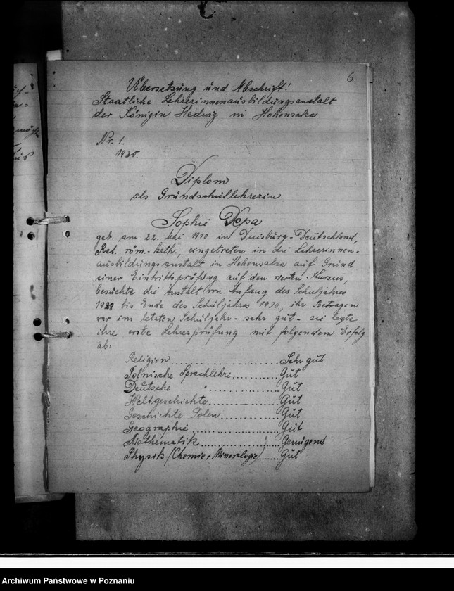 Obraz 11 z jednostki "Bewerbungen um Anstellung"