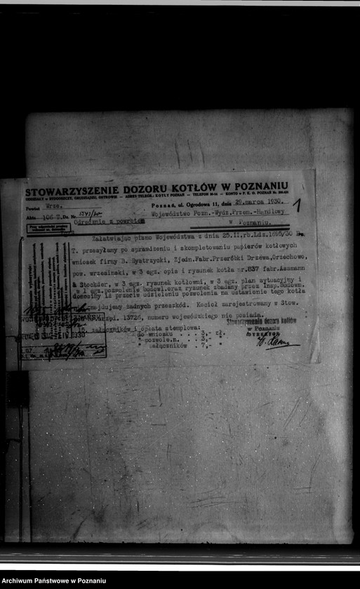 Obraz 5 z jednostki "Fabryka kostki parkietowej B. Bystrzyckiego w Orzechowie powiat wrzesiński nr woj. 6427"