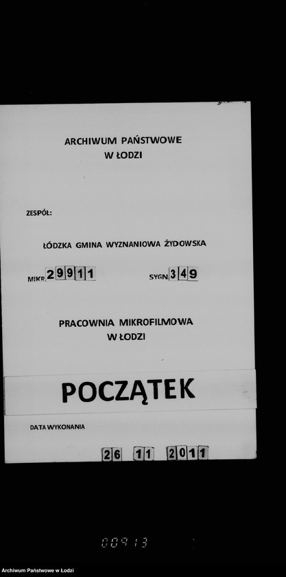 Obraz 1 z jednostki "Komisja do spraw rytualnych"