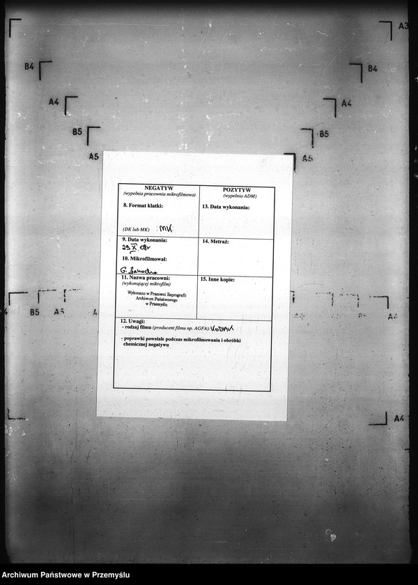 Obraz 3 z jednostki "[Kopie ksiąg metrykalnych parafii Kramarzówka (dekanat Pruchnik)]"