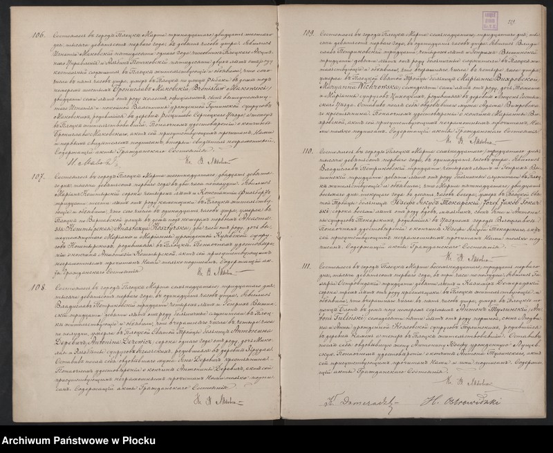 image.from.unit.number "Akta urodzeń, małżeństw i zgonów"