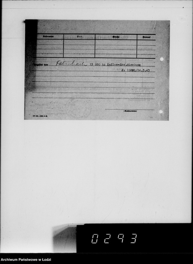 Obraz 8 z jednostki "Lebensmitteleinkauf. Aufträge, [Lieferscheinen und Rechnungen] 19281-19330"