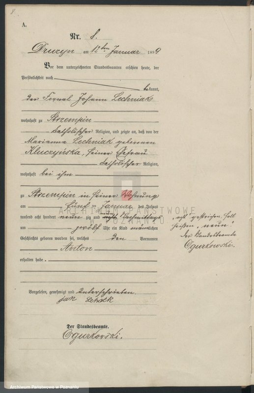 image.from.unit.number "Księga aktów urodzenia"