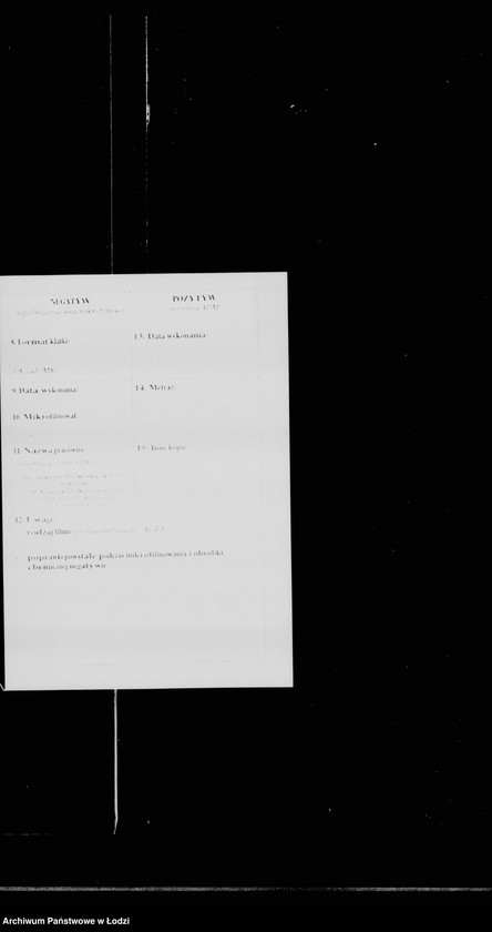 Obraz 3 z jednostki "Kwestionariusze sekcji pań"