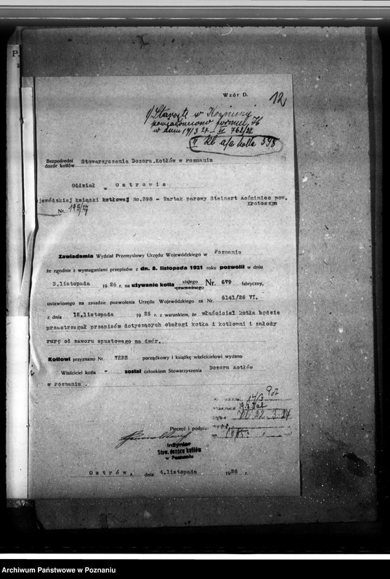 Obraz 16 z jednostki "Tartak parowy Steinerta w Koźminie pow. krotoszyński nr woj. 398"