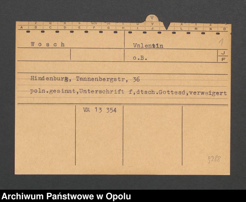 Obraz 3 z jednostki "[Wosch Valentin, Hindenburg]"