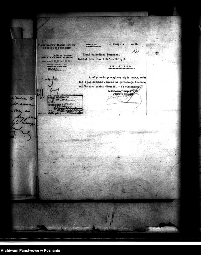 image.from.unit.number "Majątek Rożnowo powiatu obornickiego parcelacja Państwowego Banku Rolnego"