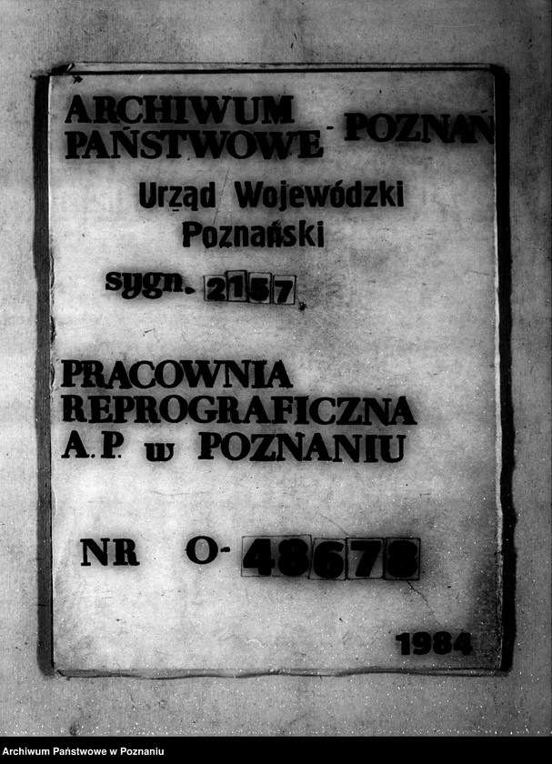 Obraz 1 z jednostki "Rozliczenie z gminą Połajewo odnośnie rozparcelowanego obszaru dworskiego Młynkowo powiatu czarnkowskiego"