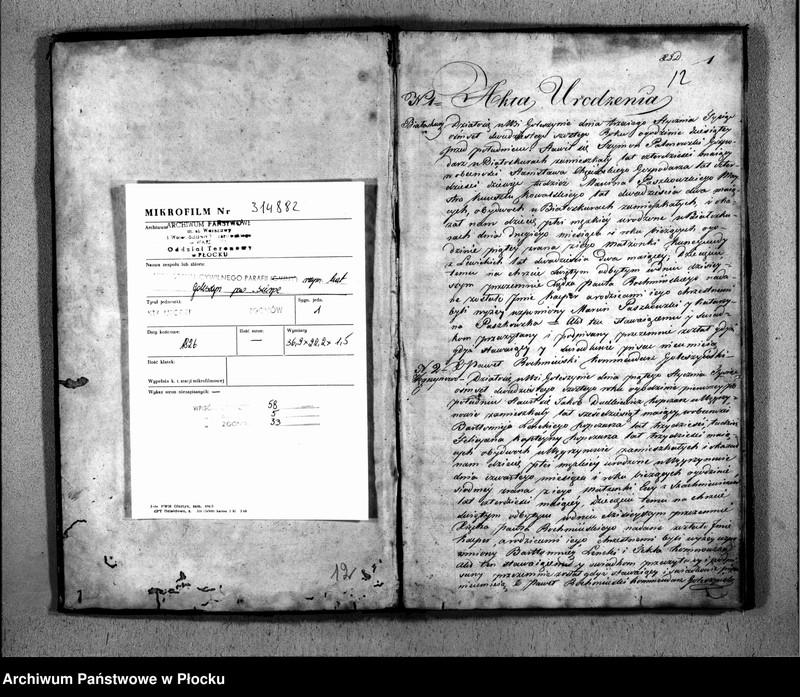 image.from.unit.number "Akta urodzeń, małżeństw i zgonów"