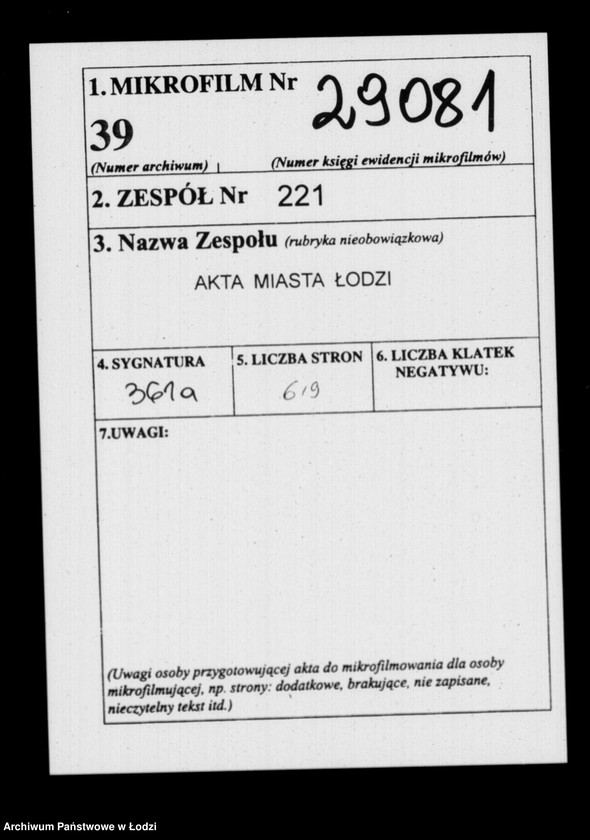 Obraz 2 z jednostki "Akta tyczące się stanu fabryk"