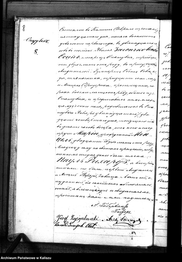 Obraz 11 z jednostki "Księga urodzeń, małżeństw, zgonów (duplikat)"