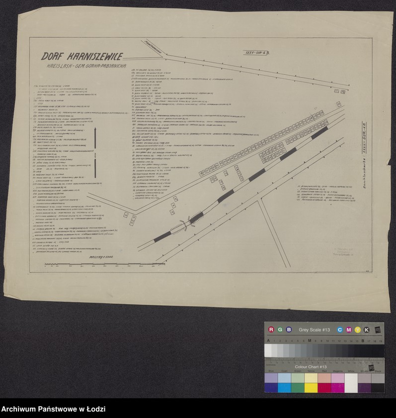 Obraz 1 z jednostki "Dorf Karniszewice Kreis Lask Gemeinde Gorka Pabianicka. XXXV-Gor-6 B"