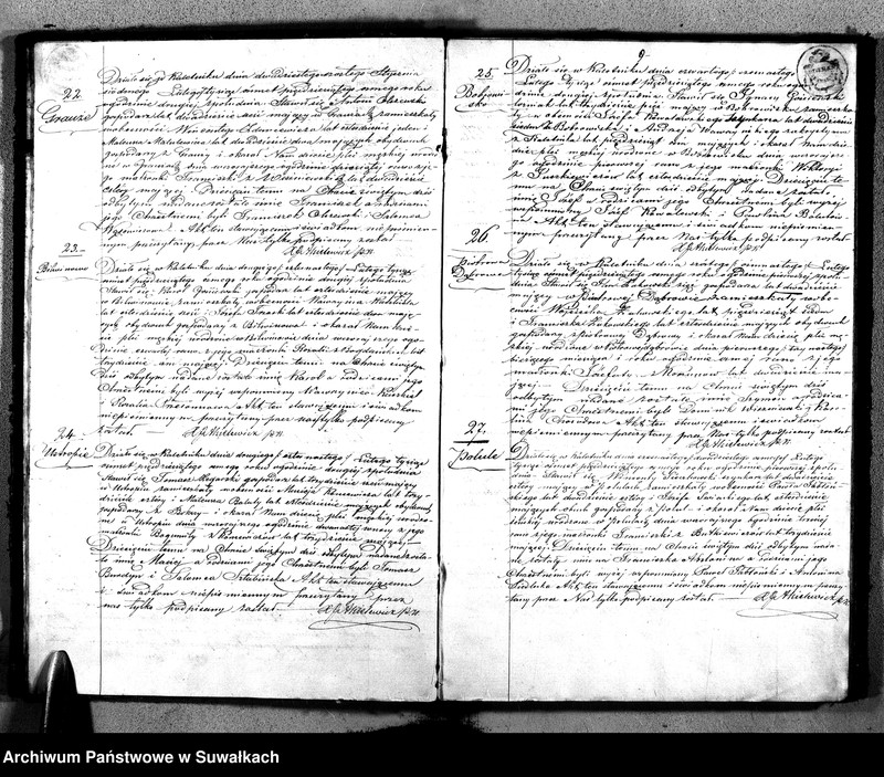 image.from.unit.number "Duplikat Aktów Urodzonych, Zaślubionych i Zmarłych Parafii Rzymsko-Katolickiej Kaletnik z roku 1856."