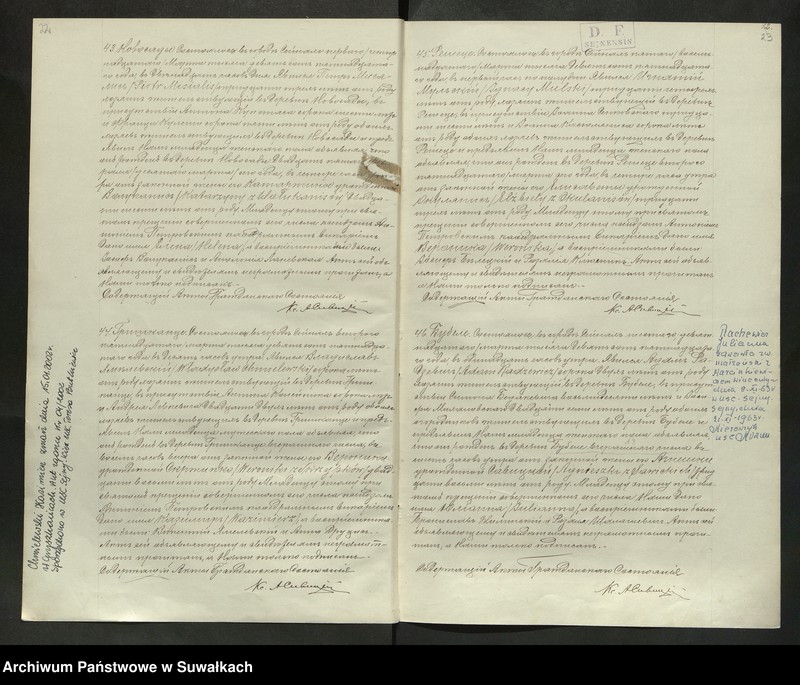 image.from.unit.number "[Księga akt urodzeń, małżeństw i zgonów parafii rzymskokatolickiej w Sejnach z 1915 roku]"