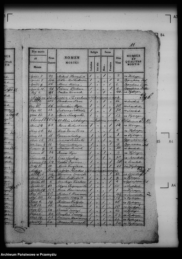 Obraz 15 z jednostki "[Kopie ksiąg metrykalnych parafii Siebieczów z filią Leszczaków (dekanat Bełz)]"