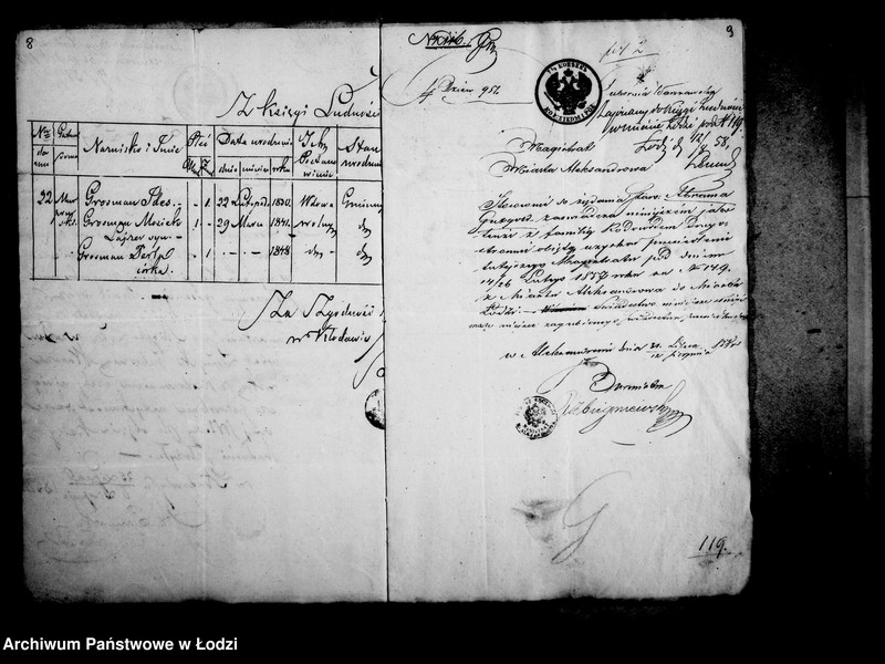 Obraz 10 z jednostki "Akta w przedmiocie przesiedleń"