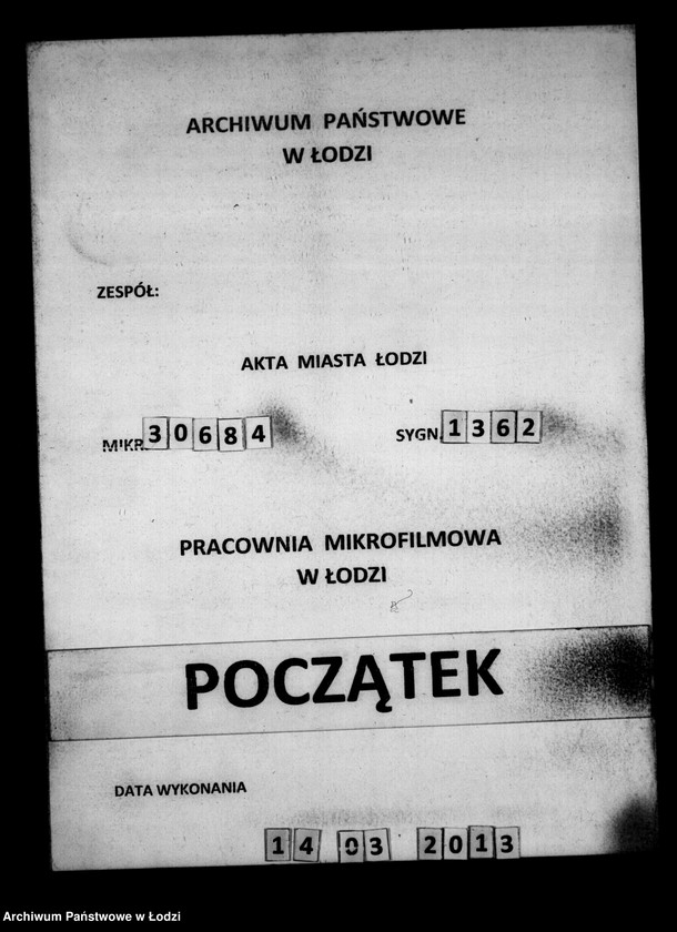 Obraz 1 z jednostki "Akta tyczące się ustanowienia opieki nad nieletnimi po zmarłym Janie Sibert"