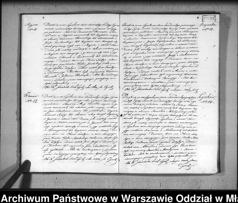 Obraz 6 z jednostki "Akta urodzin, małżeństw i zgonów"