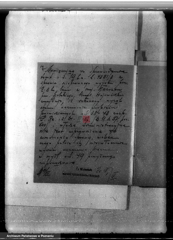 Obraz 11 z jednostki "Sprawa nieprawego wyrębu lasu w majątku Karczew w powiecie kolskim"