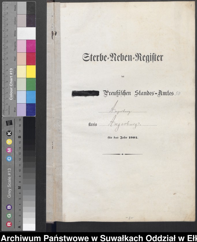 image.from.unit.number "Sterbe-Neben-Register des Preussischen Standes-Amtes Angerburg Kreis Angerburg"