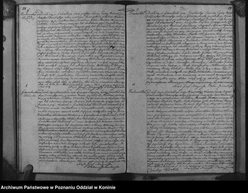 Obraz 17 z jednostki "Księga urodzonych, ślubów i zmarłych"