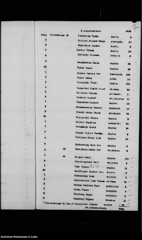 Obraz 10 z jednostki "Rejestr poborczy"