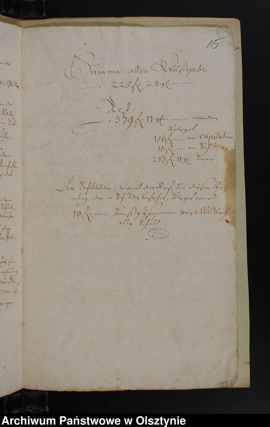 image.from.unit.number "Jahr Rechnung der Silberbachschen Kirchen"