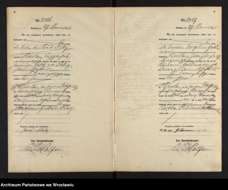 image.from.unit.number "Geburts-Haupt-Register Breslau II 1893 Band 7"