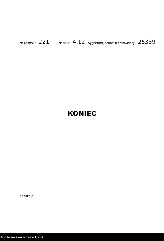 Obraz 4 z jednostki "Księga kontroli ruchu ludności (rejestr osób przybywających do gminy) Łódź, komisariat III, ks. VIII, nr 15533-17398"