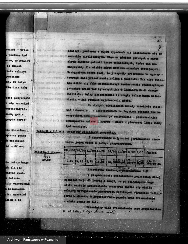 Obraz 12 z jednostki "/Nadzór nad gospodarką w lasach majątku/ Jarogniewice powiat kościański 1936-1946"