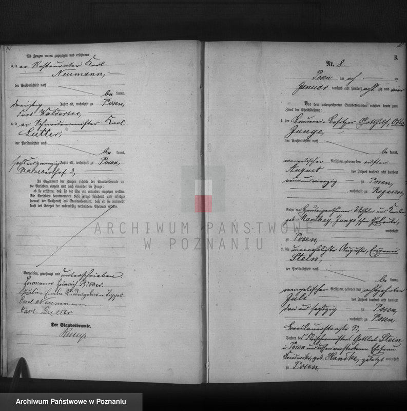 Obraz 9 z jednostki "Księga małżeństw t. I"