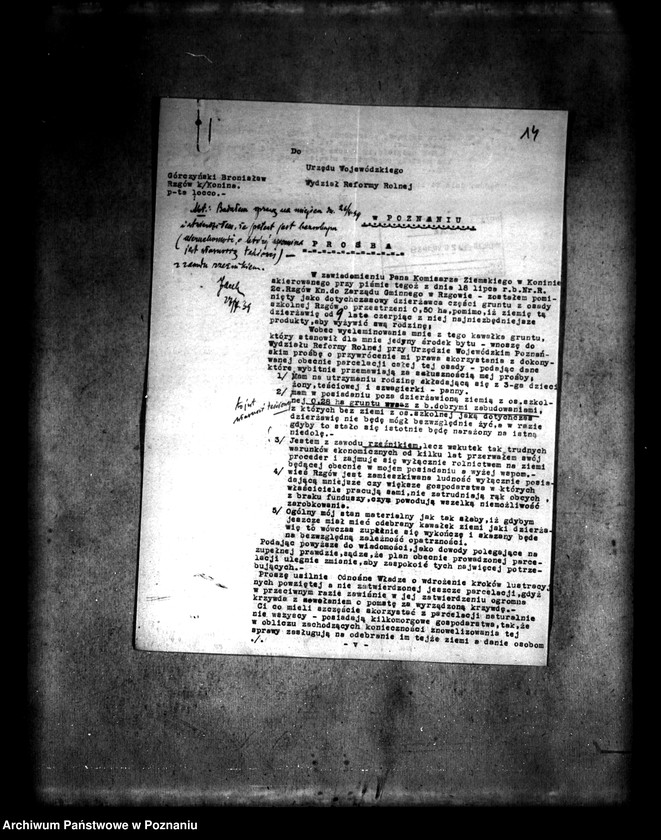 Obraz 18 z jednostki "/Parcelacja majątku w Rzgowie powiatu konińskiego/"