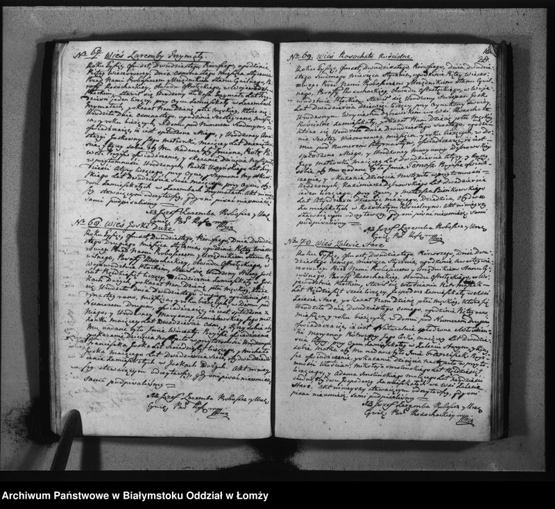 Obraz 20 z jednostki "Księga urodzeń, małżeństw i zgonów"