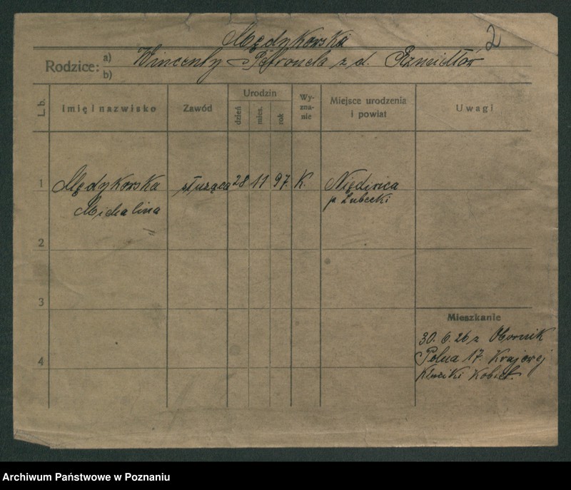 Obraz 4 z jednostki "Mendykowska - Merczyński"