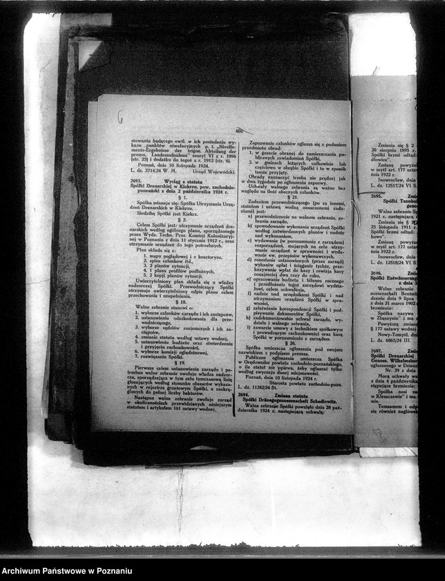 Obraz 9 z jednostki "Bildung einer Draenage-Genossenschaft in Schadlowitz im Kreise Inowrazlaw /Szadłowice powiat inowrocławski/"