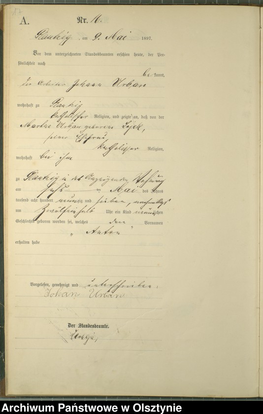 image.from.unit.number "Geburts-Haupt-Register Nr 1 - 46"