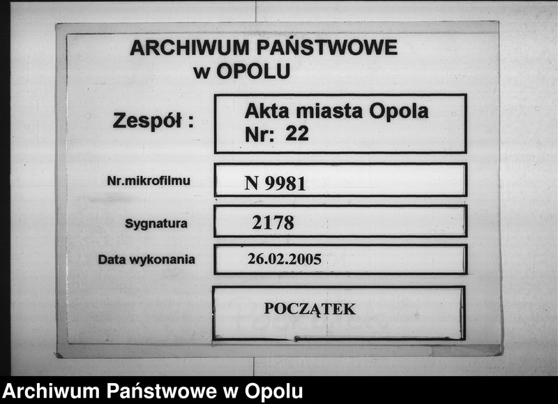 Obraz 1 z jednostki "Acta des Magistrats zu Oppeln betreffend die Prozessache contra den Kaufmann Kilian zu Ottmuth wegen 28 rtl. [Reichsthaler] 4 sgr. [Silbergroschen] 6 pf. [Pfenige] De anno 1846"
