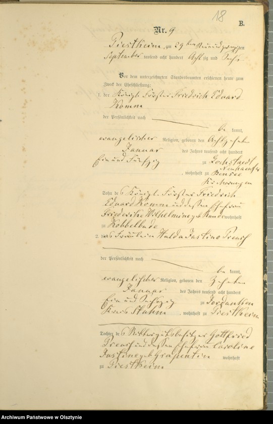 image.from.unit.number "Heiraths-Haupt-Register Nr 1 - 22"