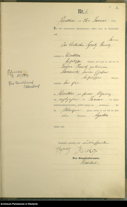 image.from.unit.number "Geburts-Haupt-Register Nr 1 - 95"