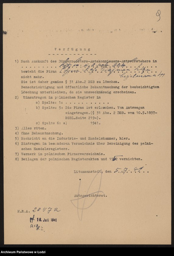 Obraz 11 z jednostki "Cypra Łaja Frajman – sprzedaż manufaktury bawełnianej"