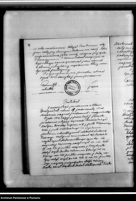 Obraz 12 z jednostki "Protokolarz Federacji Polskich Związków Obrońców Ojczyzny Zarządu Grodzkiego w Poznaniu"