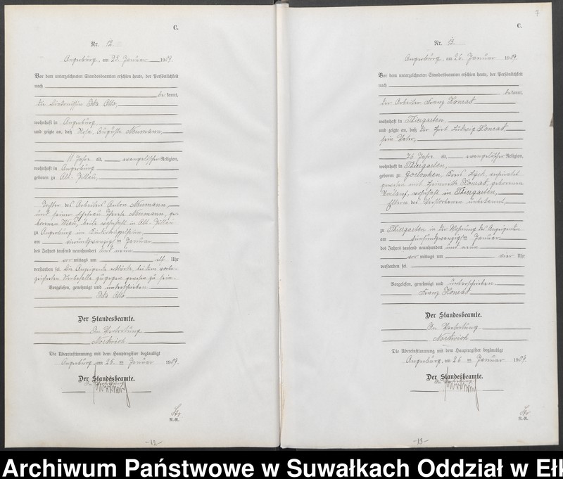 image.from.unit.number "[Sterbe-Neben-Register des Preussisches Standes-Amtes Angerburg Kreis Angerburg]"