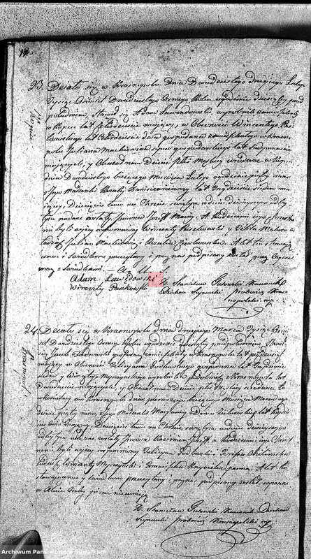 image.from.unit.number "Księga Duplikat Parafii Krasnopolskiey od 1 Stycznia 1828 Roku."