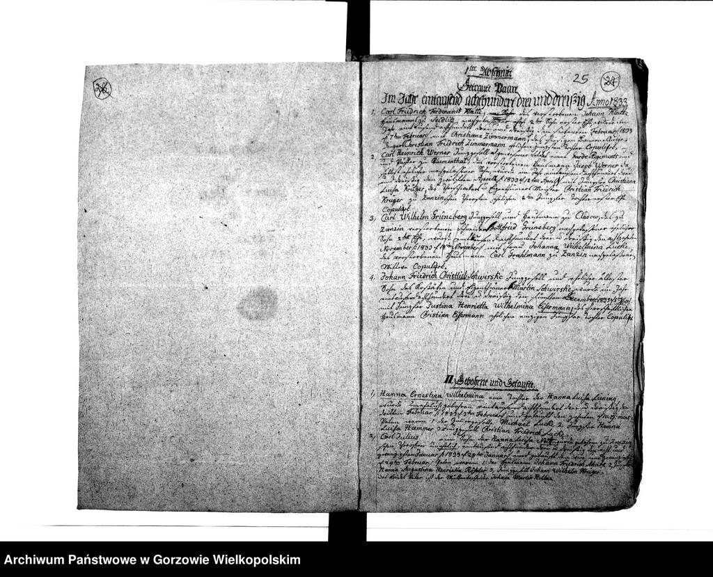 image.from.unit.number "Duplikate der Kirchenbücher von der Parochie Beyersdorf: Beyersdorf (Baczyna), Zanzin (Santocko), Loppow (Łupowo), Neuendorf (Chróścik)"