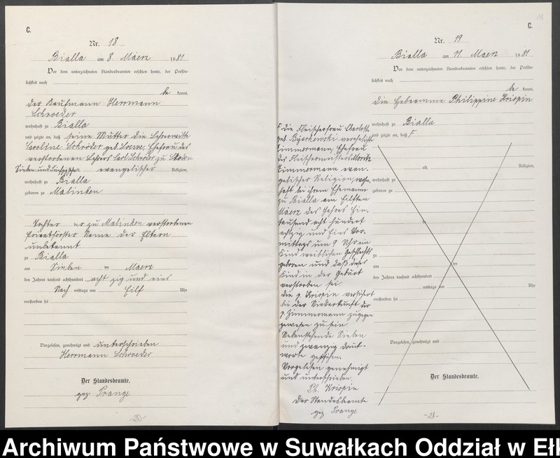 image.from.unit.number "[Sterbe-Haupt-Register des Königlich Preussischen Standes-Amtes Bialla Kreis Johannisburg]"