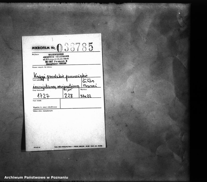 Obraz 2 z jednostki "Inscriptiones, resignationes [protocollon]"